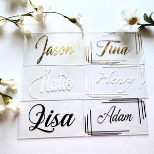 Personalized Wedding Place Cards